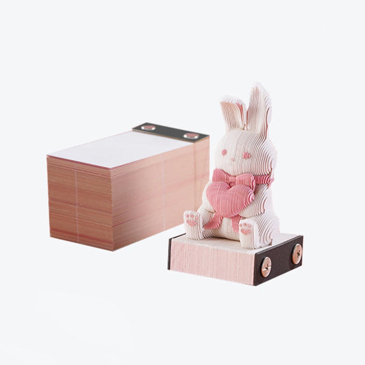 3d Calendar Cute Rabbit